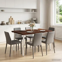 vidaXL Kvadratna jedilna miza 120 x 90 x 75 cm Masiven les akacije