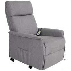 FOTELJA ZA GLEDANJE TELEVIZOR 65/98-84.5/92-153 cm , siva