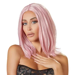 Cottelli Pink Bob Wig – Roze paž perika
