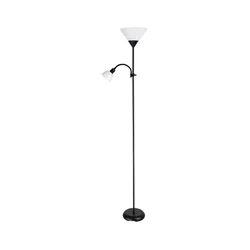 Brilagi - Podna lampa ARIANA 1xE27/100W/230V + 1xE14/25W crna