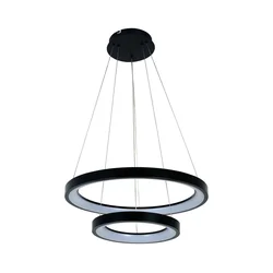 Brilagi - LED prigušiva luster na sajli FALCON SLIM LED/68W/230V prečnik 50 cm crna +DO