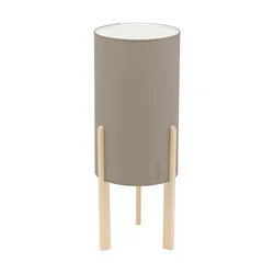 Eglo 97893 - Stona lampa CAMPODINO 1xE27/60W/230V visina 400mm taupe