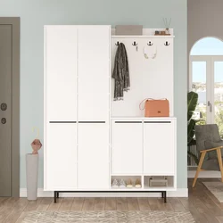Hanah Home Komoda za hodnik OS1-W, 107.4x195.6x35.5 cm, Bela