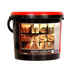 MEGABOL mass gain Whey Mass Gain (3000g), vanilija