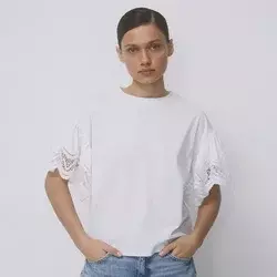 Reserved - Bluza s dekorativnim rukavima