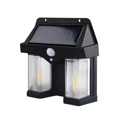 Solarna zidna LED lampa sa senzorom pokreta 2 filament toplo bela YW13501