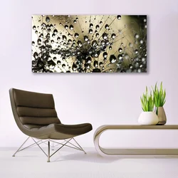 tulup.si Steklena slika Dandelion rastlin 140x70 cm 4 obešalnika