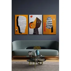 Wallity Slika Ersycnvs7, 40x60 cm, 3 dela