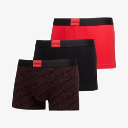 Bokserji Hugo Boss Trunk Trp Galaxy Des Black/ Red L