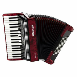 HOHNER HARMONIKA BRAVO III 72 RDEČA