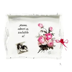 Personalizirani poslužavnici s porukom Odmori se, zaslužila si! – poklon za dušu i tijelo - 5. - 16047