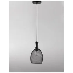 VISILICA NEVA E27/12W METALNA CRNA