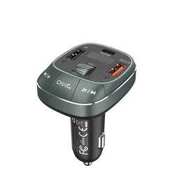 Vention Vention avtomobilski polnilnik 3xUSB (C+A+A) s FM oddajnikom, 30W, črn