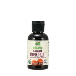 NOW Foods – Organsko tekoče sladilo Monk Fruit, karamel, 53 ml