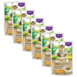 Stuzzy Cat Sterilized Chunks piščančji koščki v omaki 6x85 g