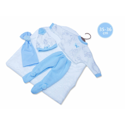 Llorens M635-71 oblačila za punčko NEW BORN, velikost 35-36 cm