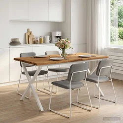 vidaXL Jedilna miza z naravno robom 160 x 90 x 75 cm Naravna