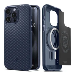 Maska Spigen Mag Armor Magsafe za iPhone 15 Pro Max, Tamnoplava