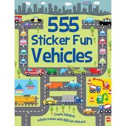 555 Sticker Fun - Vehicles