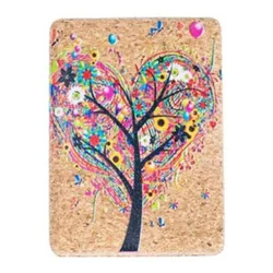 Viter ogledalce cork floral design ( L-855_3 )