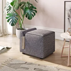 Atelier del Sofa Tabure Paris, 53x43x42cm, Tamnosivi