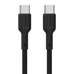DUDAO USB-C kabel 65W 1m - črne barve