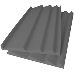 Mega Acoustic WAVE Panel AB 120x60 Light Gray Absorpcijska pena