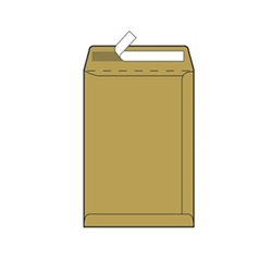 Kuverta vrečka C4, 230 x 330 mm, rjava, 500 kosov
