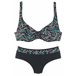 LASCANA Bikini, črna
