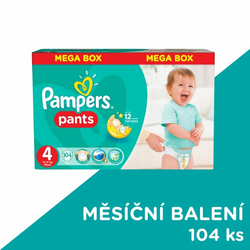 Pampers pelene Active Pants 4 Maxi, Mega Box, 104 kom