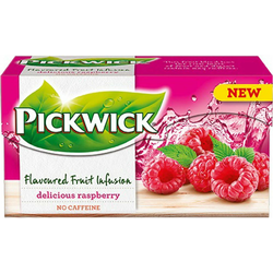 Pickwick Raspberry Rose Sadni poparek z okusom Pickwick Delicious Raspberry 20 x 2 g - Ceneje.si
