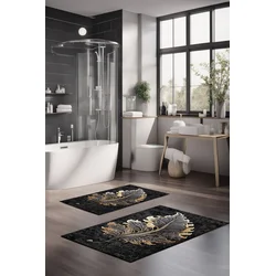 Lessentiel Maison Set prostirki za kupatilo CT-5403, 2 Komada, Bela