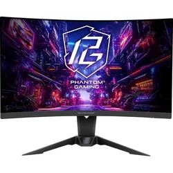 Monitor 27 ASRock PG27QRT2A VA 2560x1440/180Hz/1ms/2xHDMI/DP