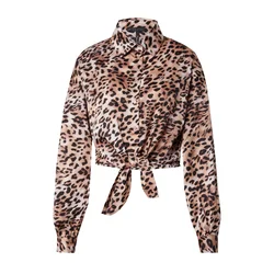 GUESS Bluza rjava/kapučino/črna