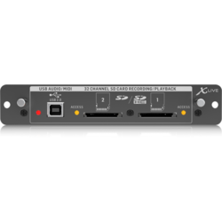 Behringer X-LIVE 32-kanalno USB proširenje za snimanje na SD/SDHC karticu