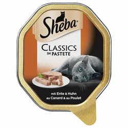 22 x 85 g Mega pakiranje Sheba pladnji za mačke - Selection s koščki perutnine v omaki