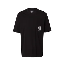 ARMANI EXCHANGE Majica črna/bela