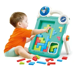 WOOPIE Dvostranska risalna plošča 2-v-1 Tetris igra