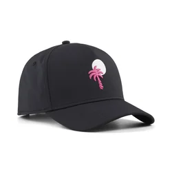 PUMA x PALM TREE CREW Day Fade 6 Panel Golf Cap Men, Men, Black/Warm White, OSFA