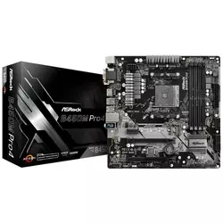 ASROCK osnovna plošča B450M Pro4 AM4 (90-MXB8F0-A0UAYZ)