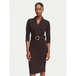 Rinascimento Cocktail obleka CFC0131082003 Rjava Regular Fit