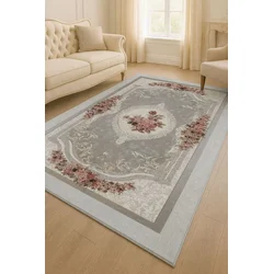 Conceptum Hypnose Tepih HM-CRP25-23, Pravougaoni, 120 x 180 cm, Sivo-braon