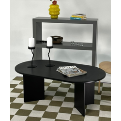 HANAH HOME Sto za dnevnu sobu Leo Large Black