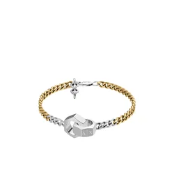 ARMANI EXCHANGE Zapestnica CLASSIC zlata / srebrna