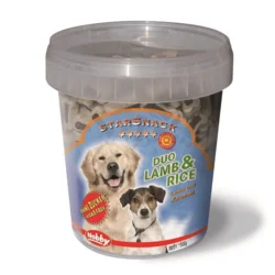 Nobby Starsnack Duo kosti, jagnjetina in riž – 500 g
