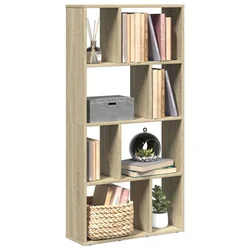 Regal za knjige boja hrasta 60x20x120,5 cm od konstruiranog drva