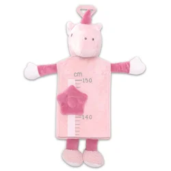Lorelli plisana igracka rastimetar - unicorn pink natural ( 10191660007 )