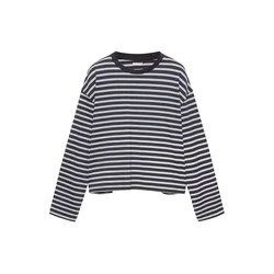 Pull&Bear Majica mornarska/bela