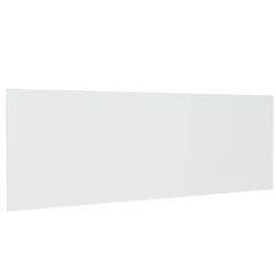 Vidaxl Posteljno vzglavje belo 240x1,5x80 cm konstruiran les