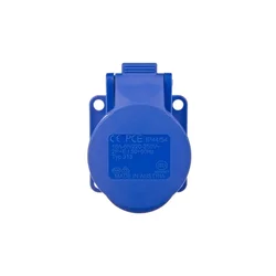 PCE Vtičnica 16A 3P 230V /75x75/ modra IP44 313-6f5